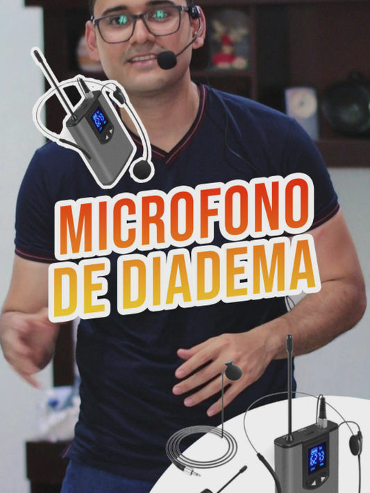 Microfono de Diadema y Solapa